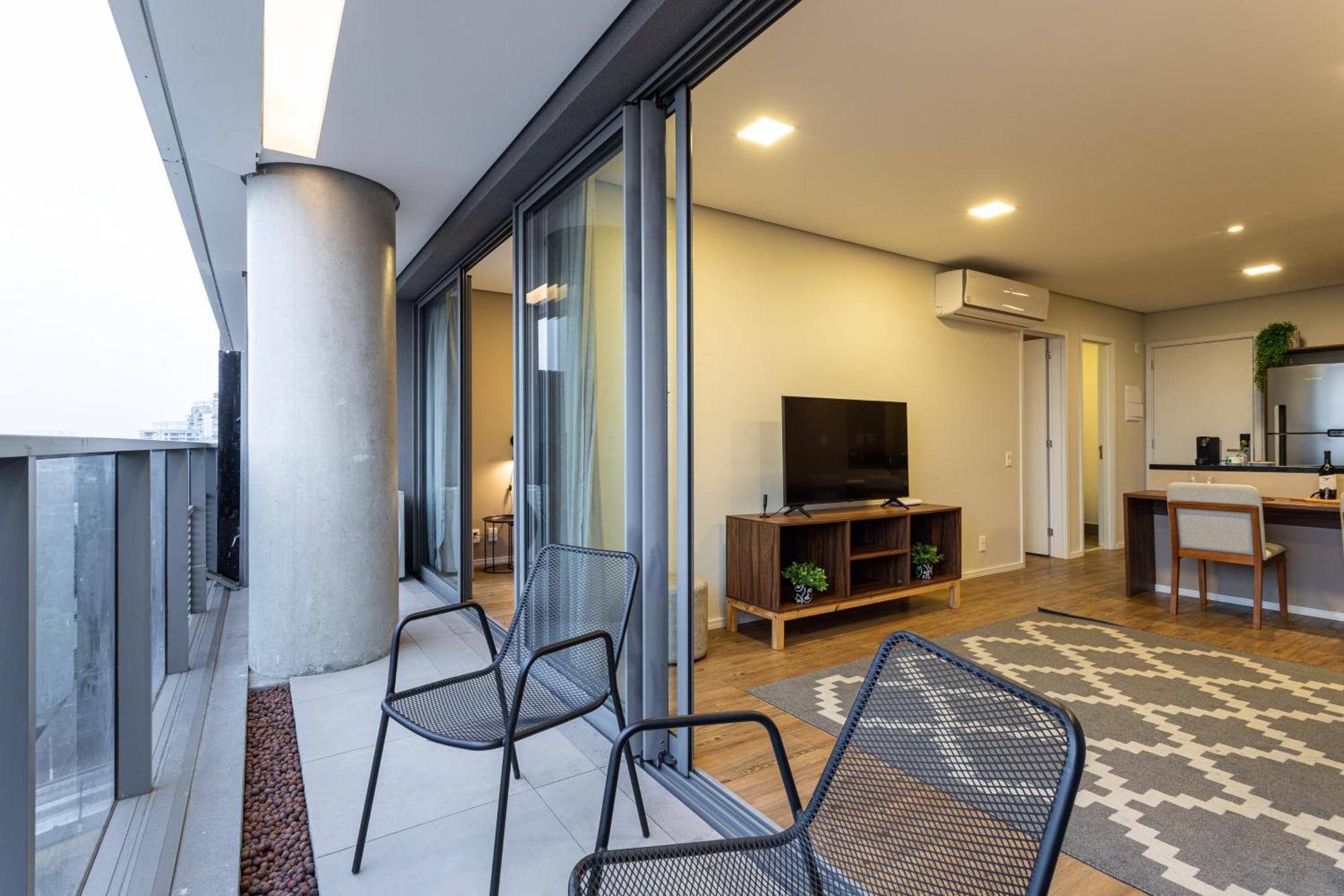 Ferienwohnung Parque Jockey Com Facil Acesso A Pinheiros E Butanta São Paulo Zimmer foto